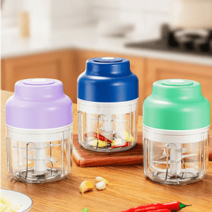 Mini hachoir à purée d'ail bleutée