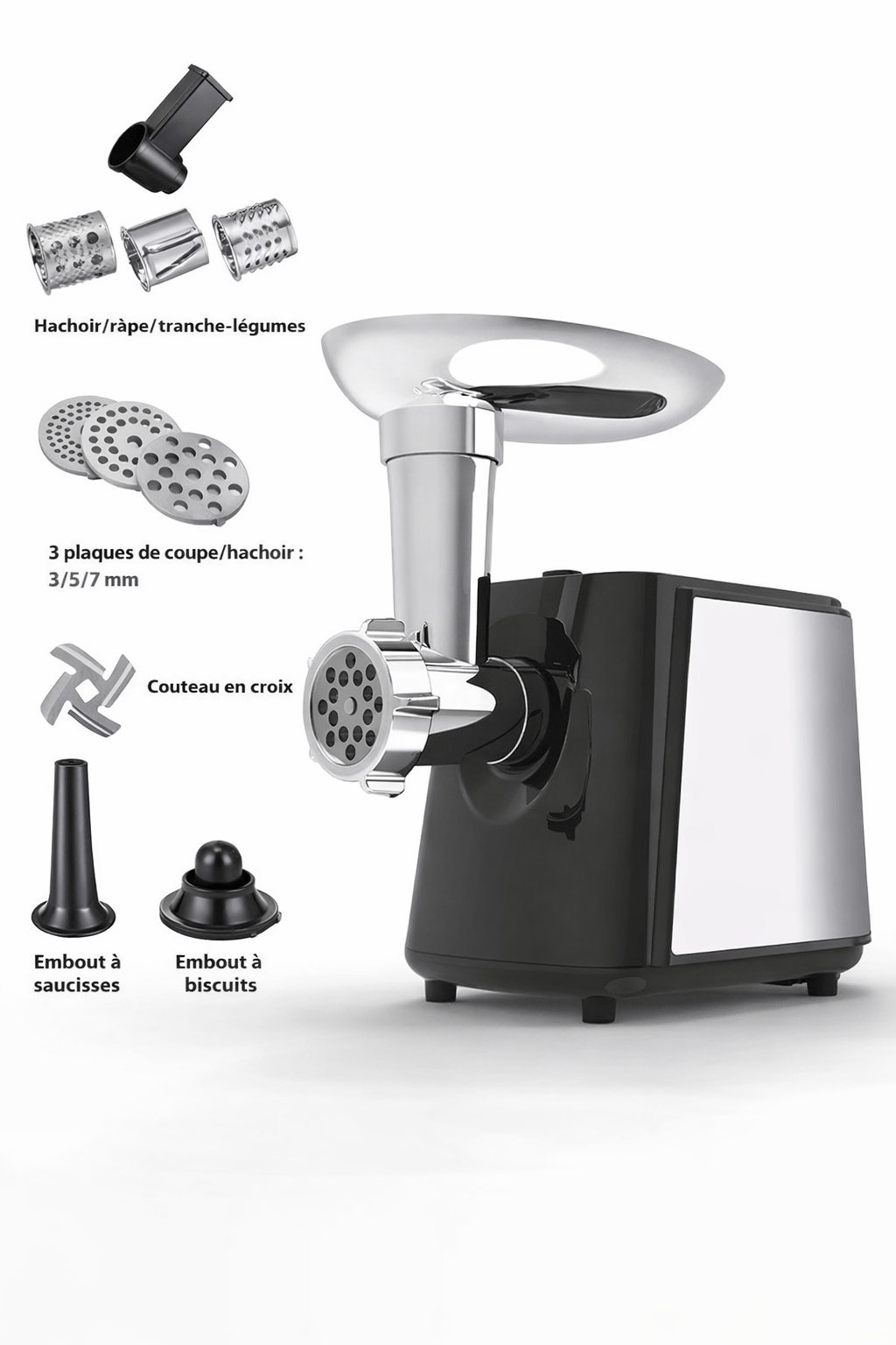Hachoir à viande professionnel 350 W-700 W – Image 6