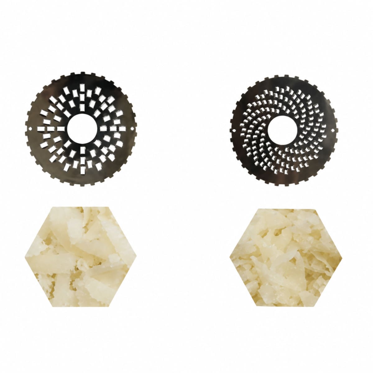 Râpe à fromage manuelle rotative – Blanc et noir – Image 5