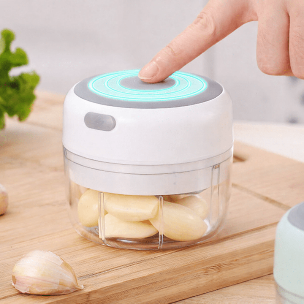 Mini hachoir à ail électrique 100 ml – Image 2