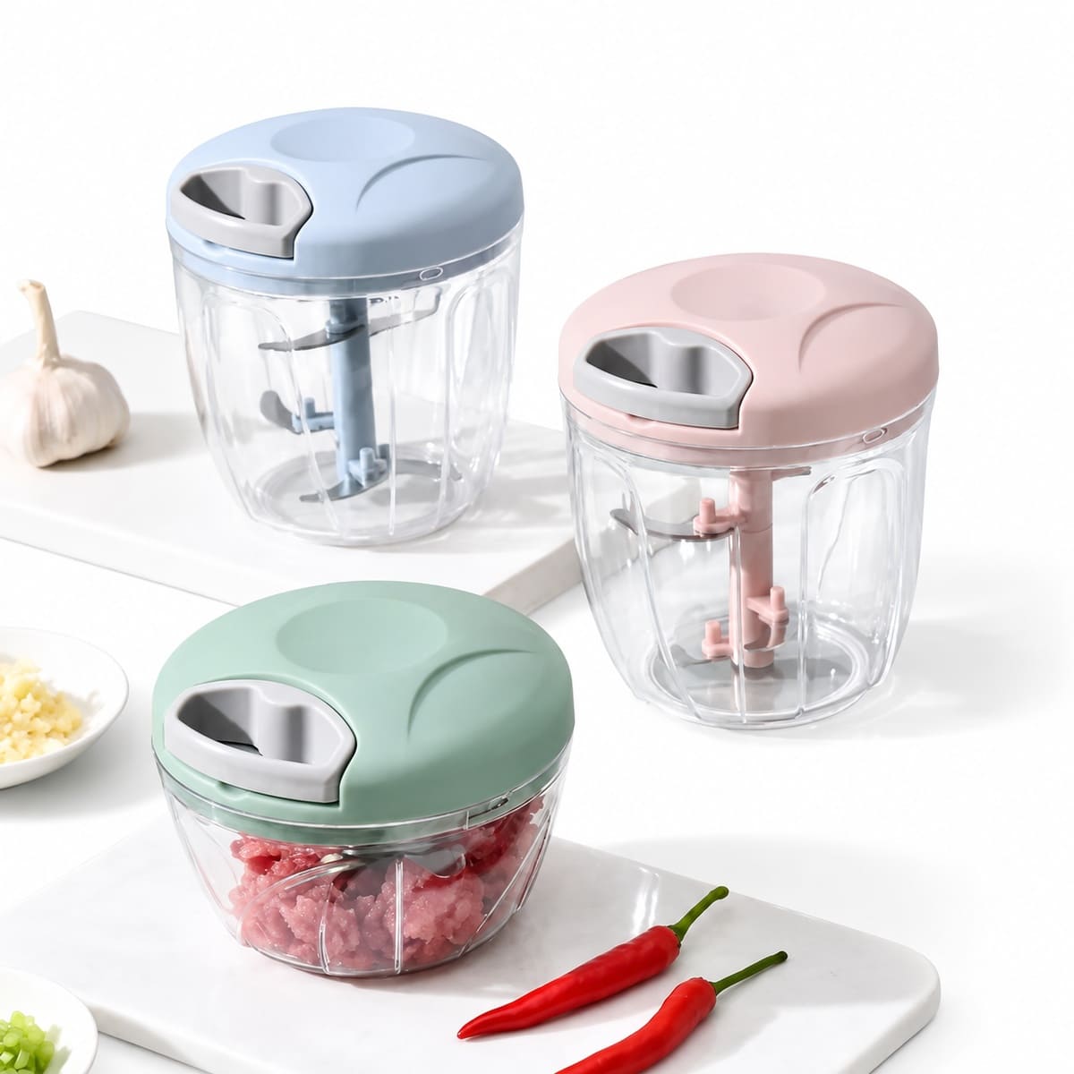 Mini hachoir manuel à ficelle — 150, 500 ou 900 ml