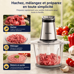 Hachoir Électrique 300W Multifonction